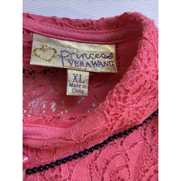 Princess Vera Wang Tank Top Women's XL Lace Collar Sleeveless - Picture 4 of 9